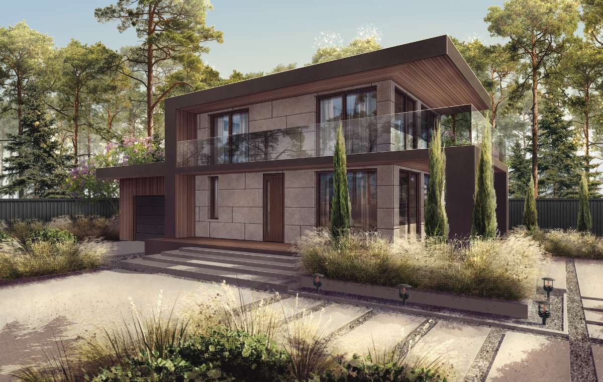 Exterior visualization example