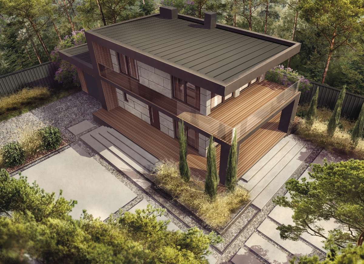 Exterior visualization example