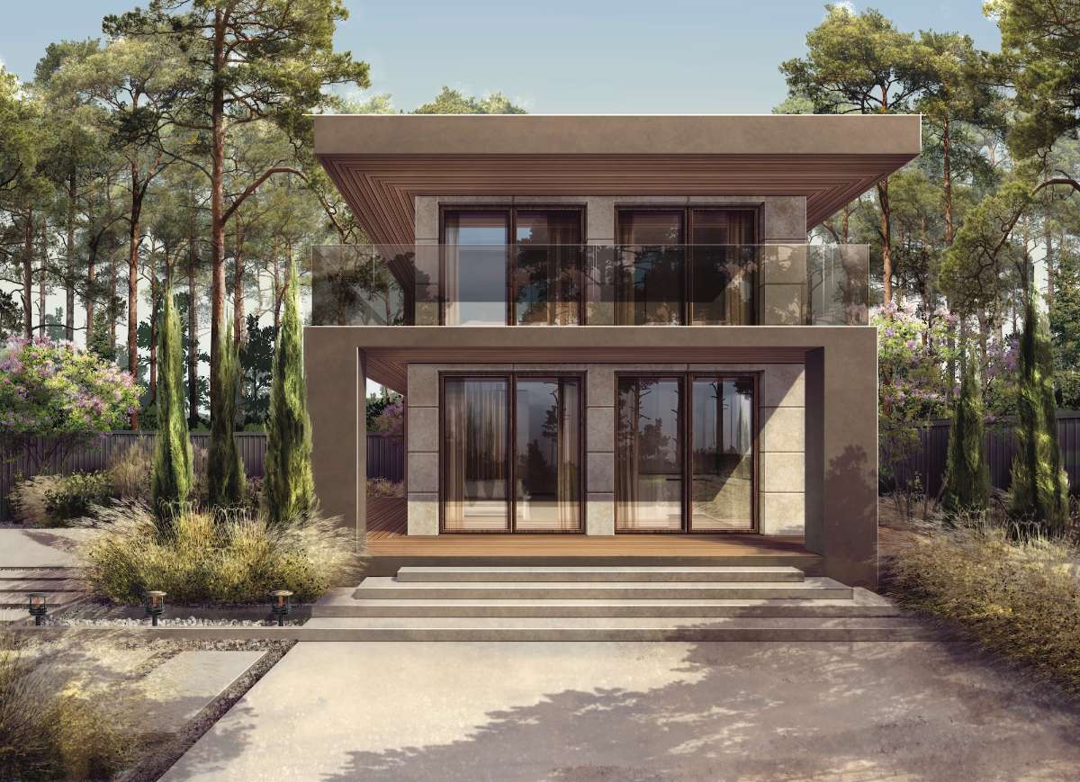 Exterior visualization example