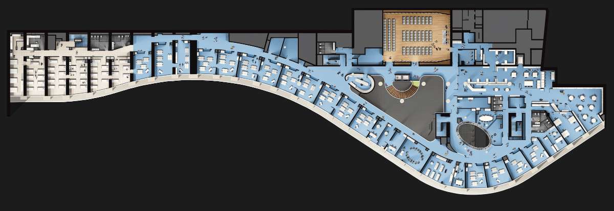 International School of Monaco second-floor plan