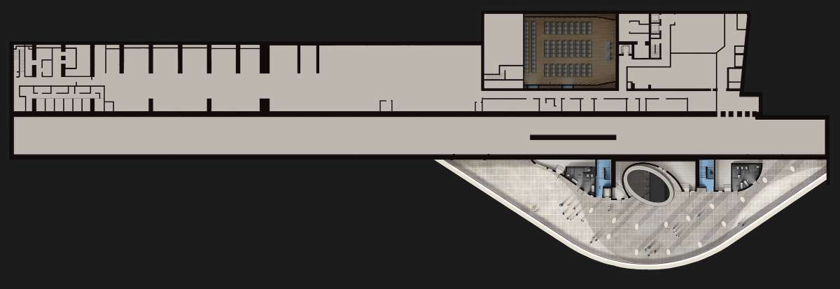 International School of Monaco third-floor plan