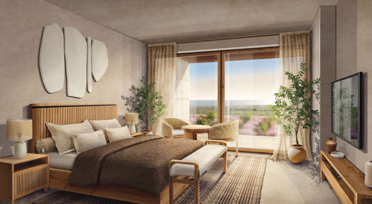 Las Lavandas bedroom interior
