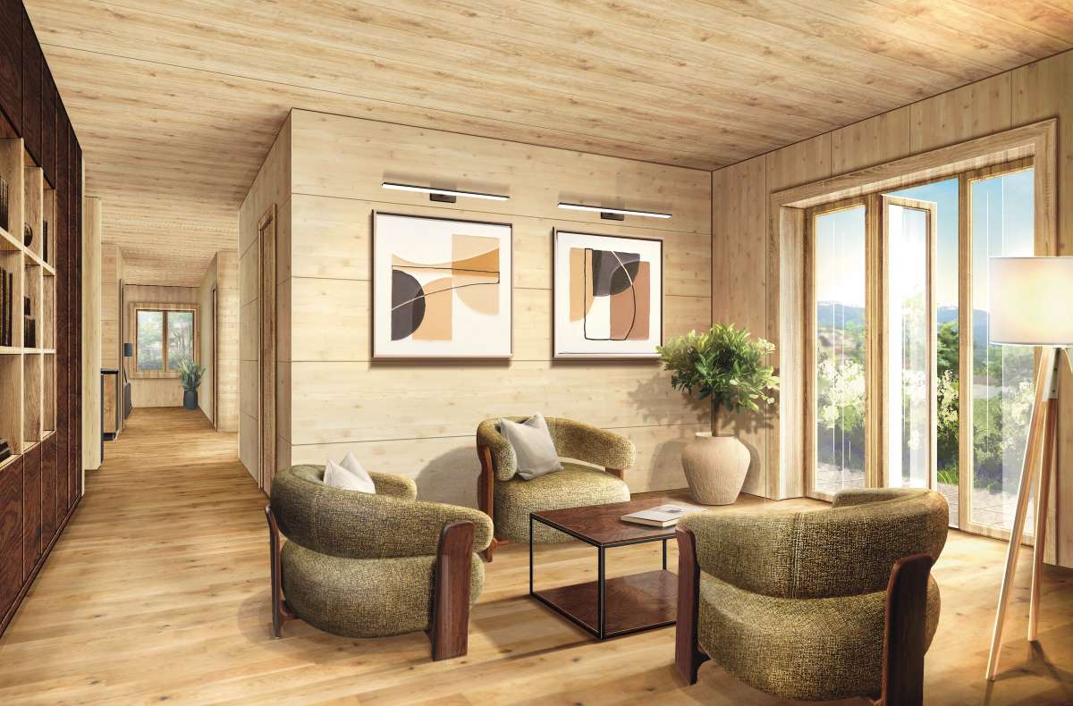 Le Wolfi sitting area