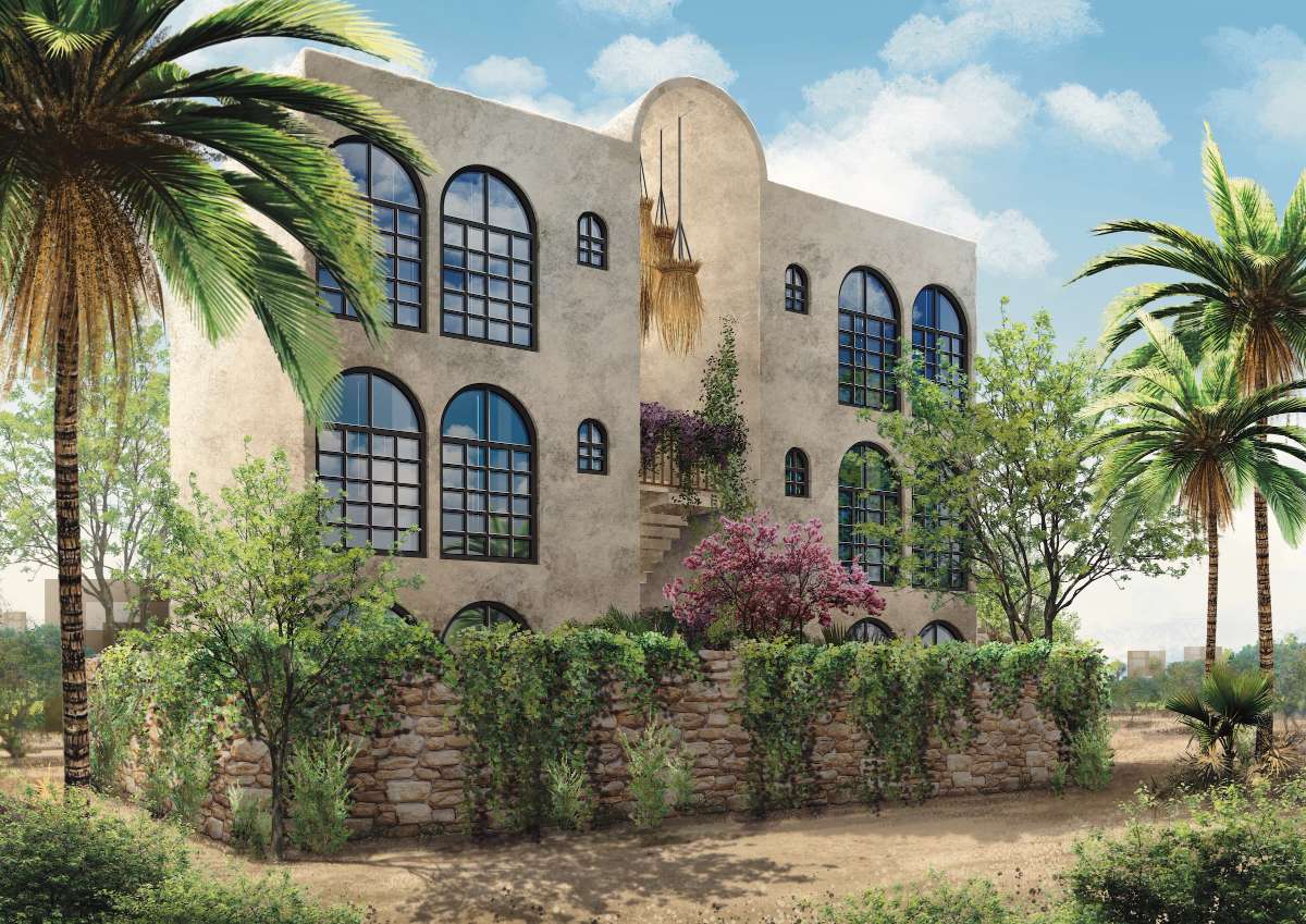 San José del Cabo residences, angled exterior view