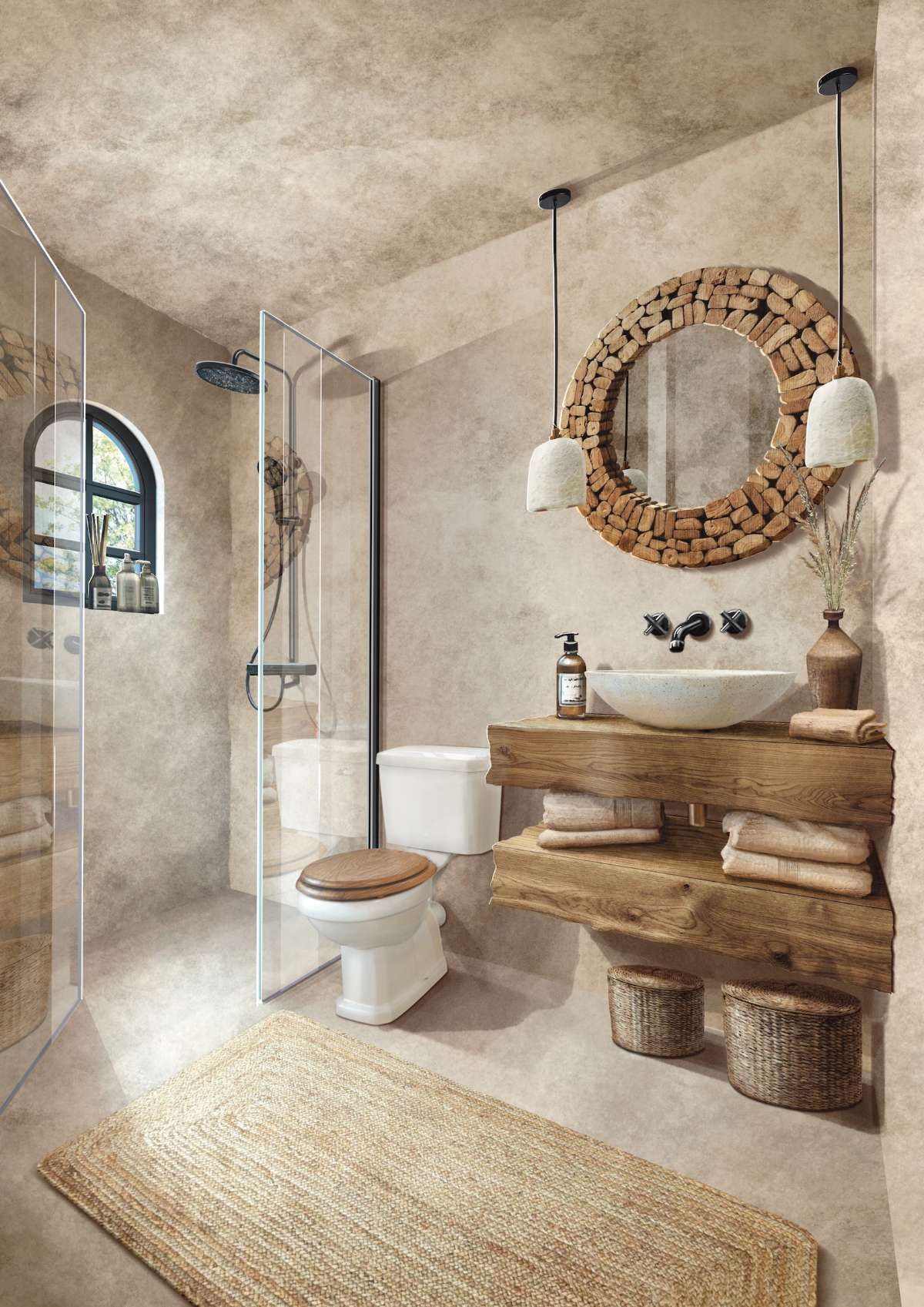 San José del Cabo residences, bathroom interior