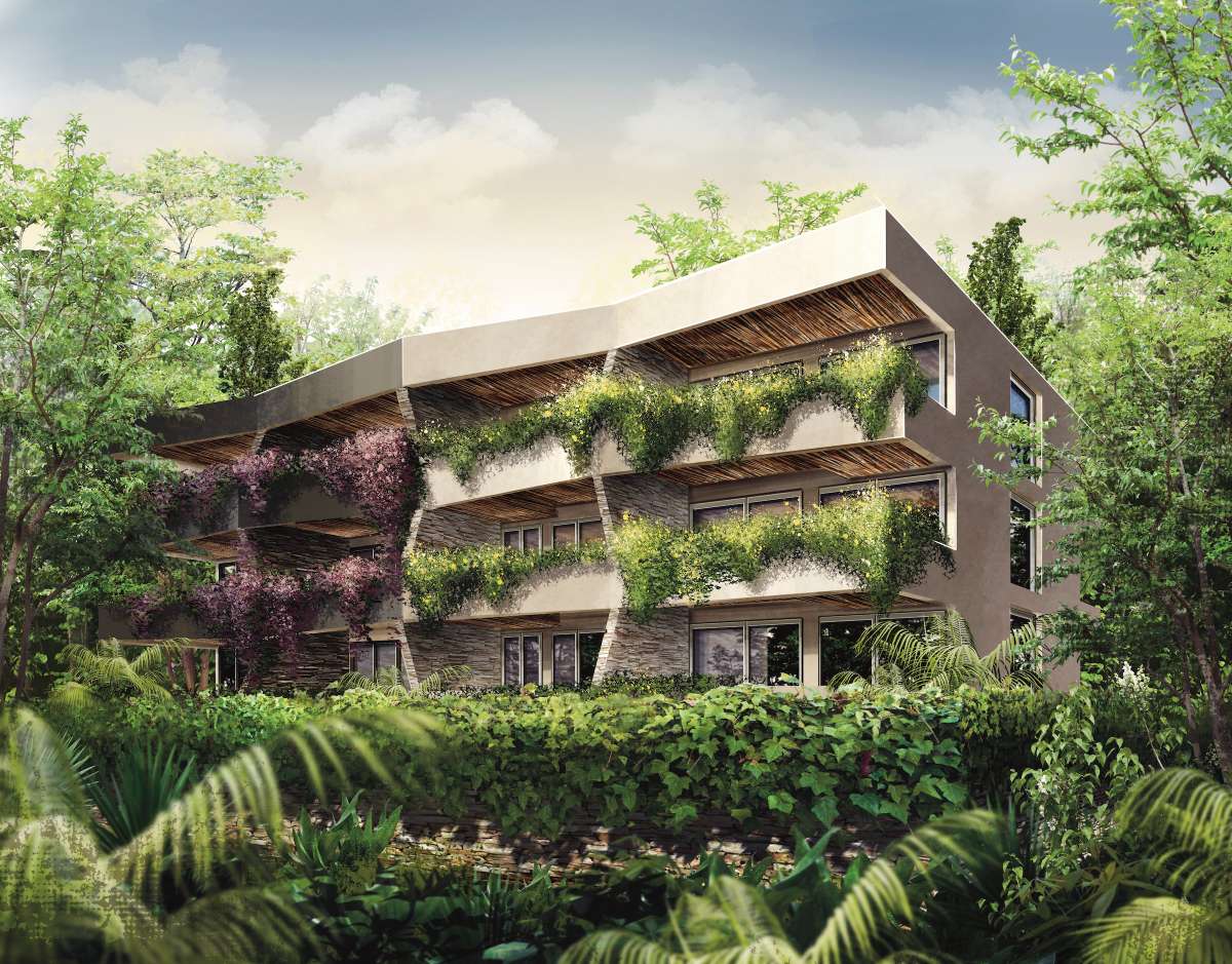 Xexén & Xakáh building among the jungle